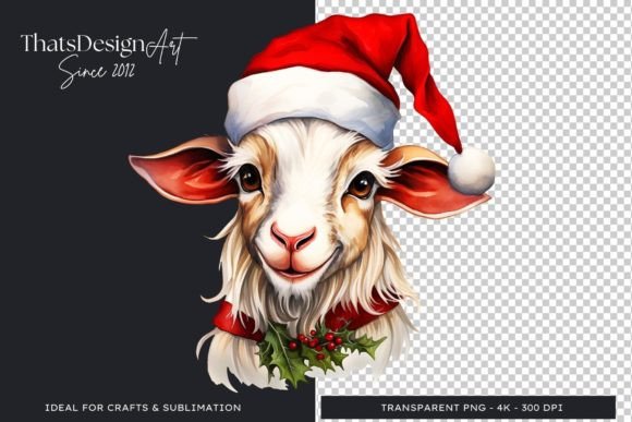 Cute Parrot Clipart Christmas Animal PNG for Festive Projects