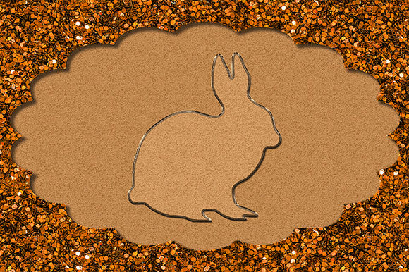 Designing with the Easter Rabbit Bunny Animal Monogram