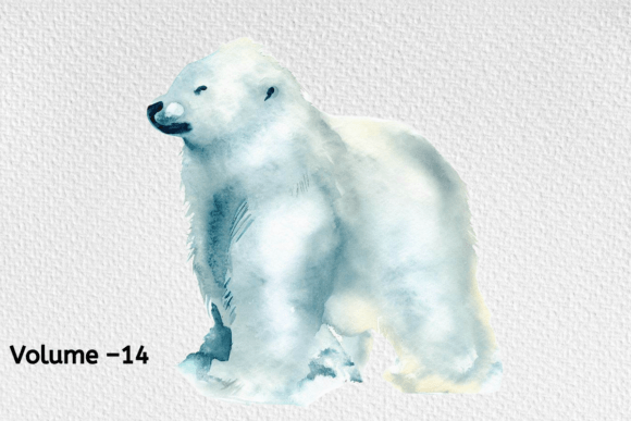 Enchanting Watercolor Baby Animal Clipart Vol –14